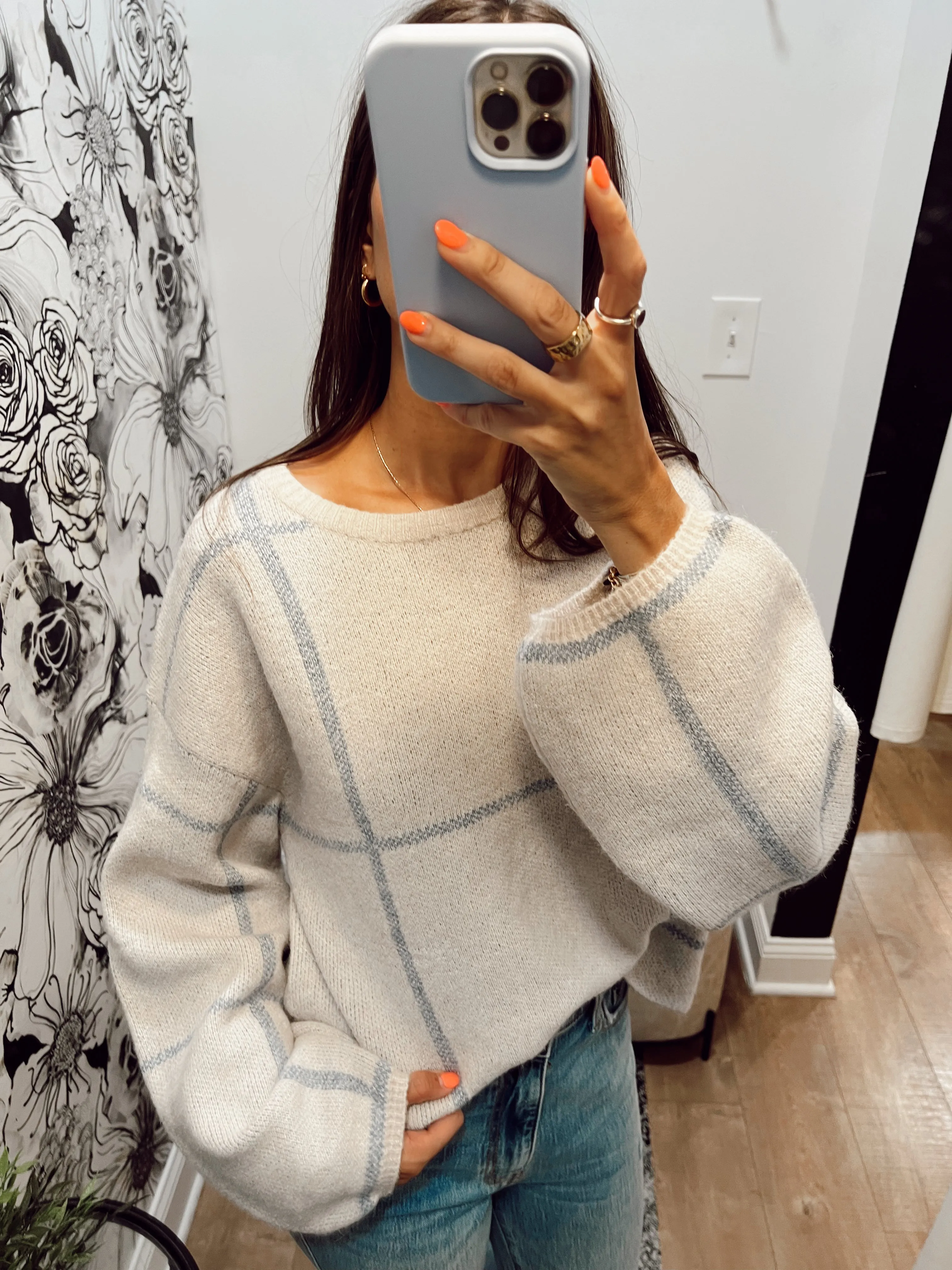 Stanton Grid Sweater
