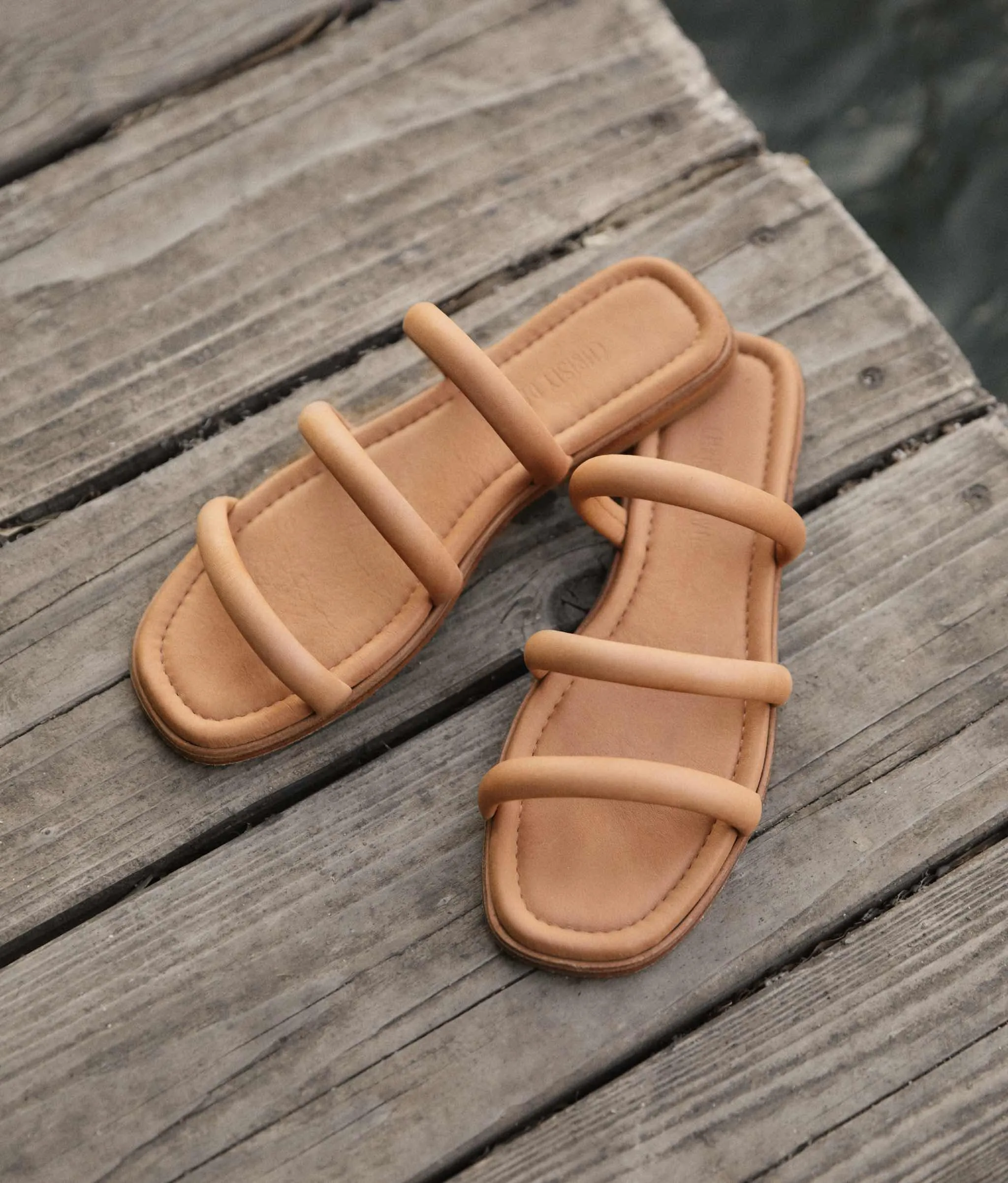 The Monroe Sandal | Walnut Leather