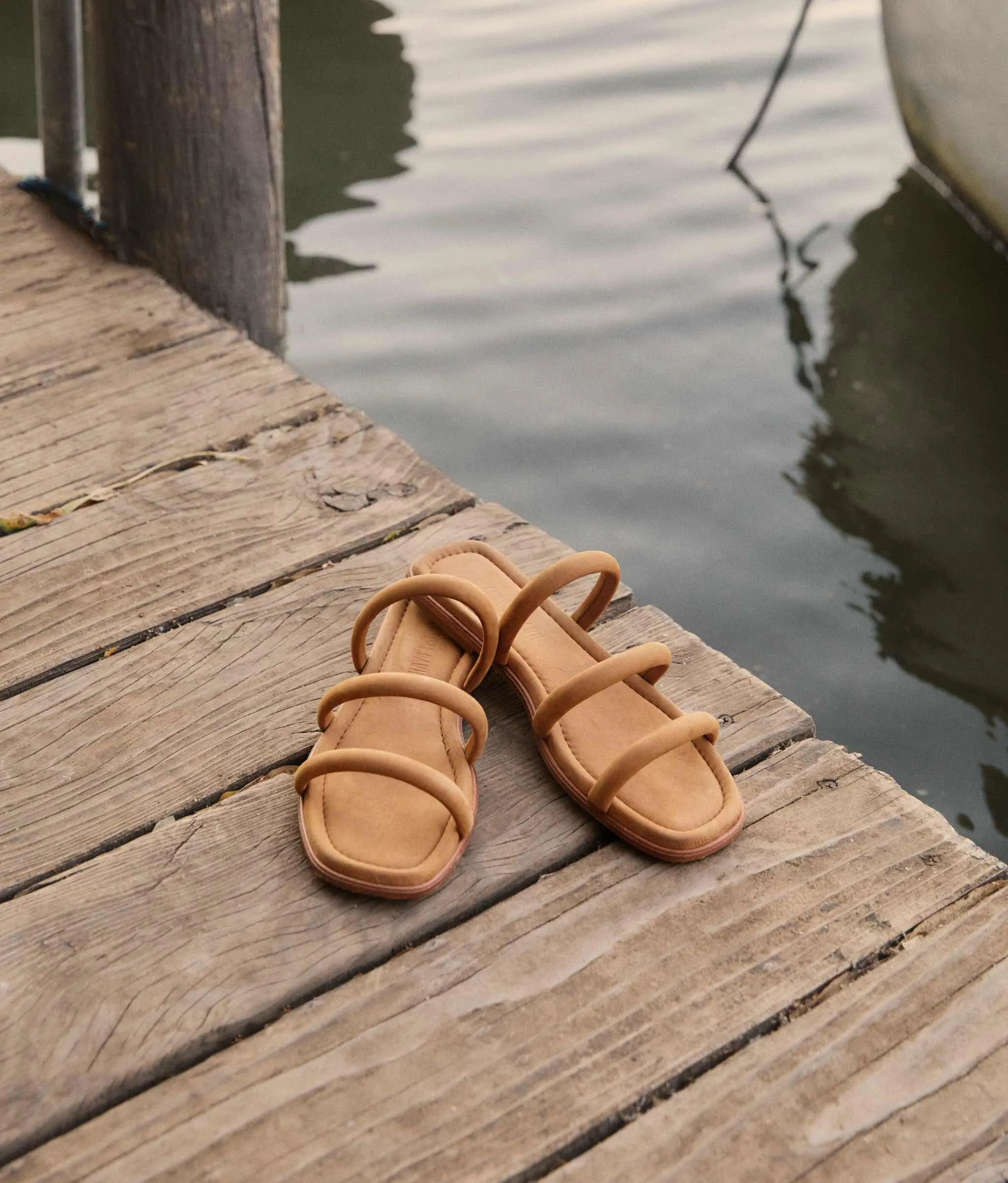 The Monroe Sandal | Walnut Leather