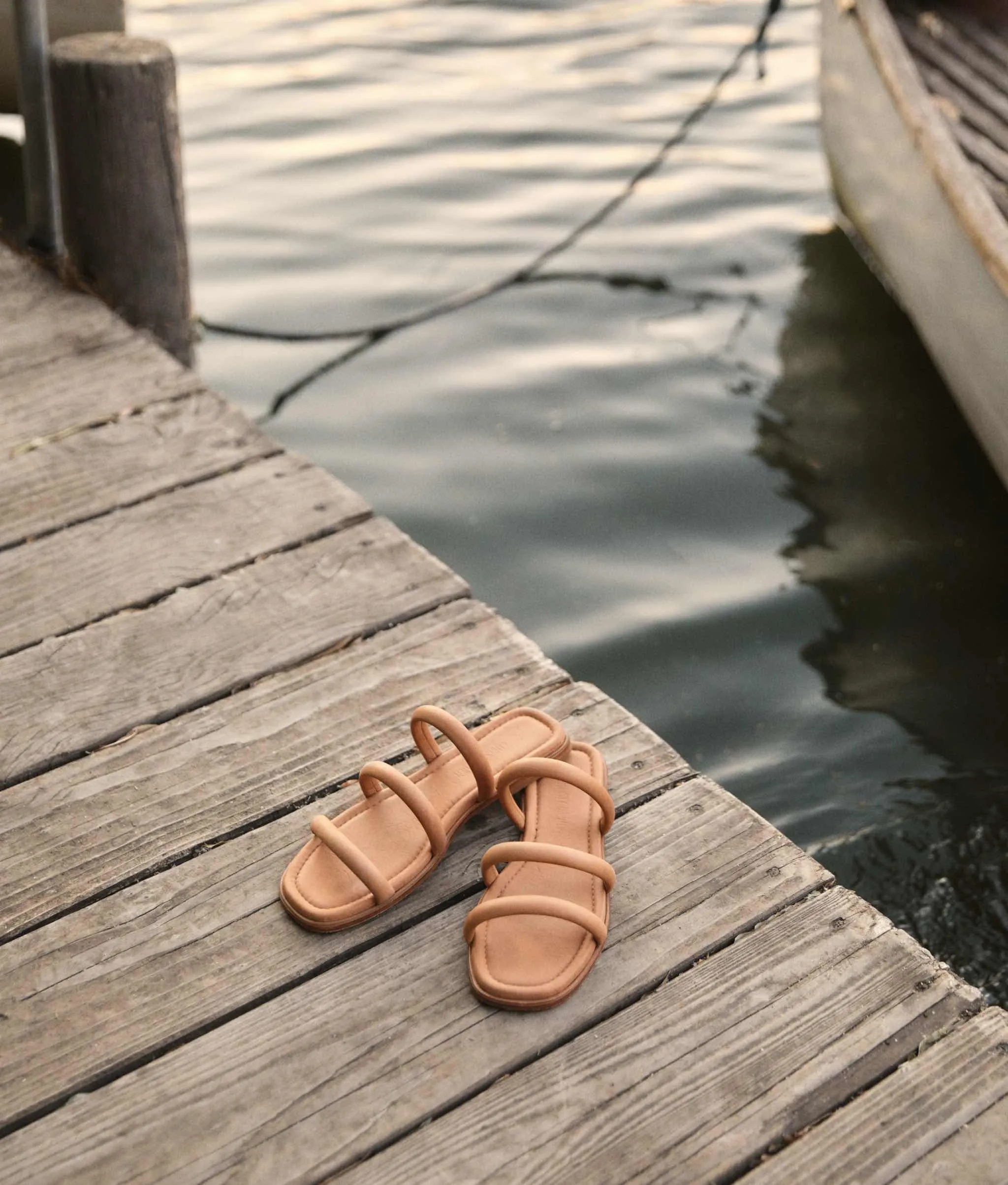 The Monroe Sandal | Walnut Leather