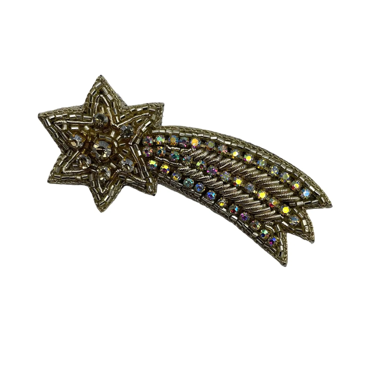 Tokyo socks in midnight with a shooting star brooch