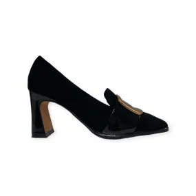 TRAY-2 BLACK SUEDE