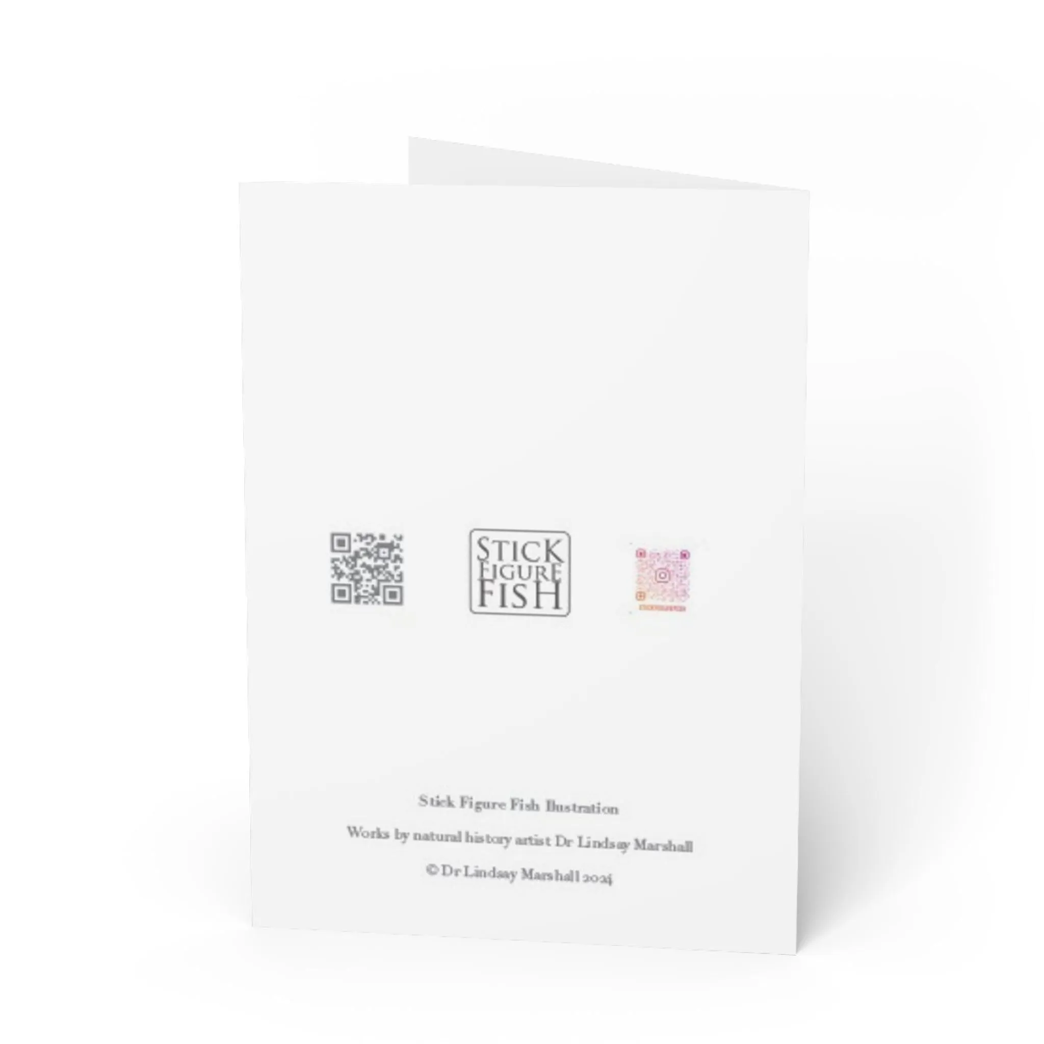 White's Seahorse Greeting Card