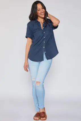 Women's WannaBettaButt 3 Button Skinny Sustainable Jean