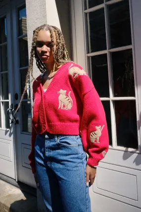 You're the Cats Meow Puff Cardigan